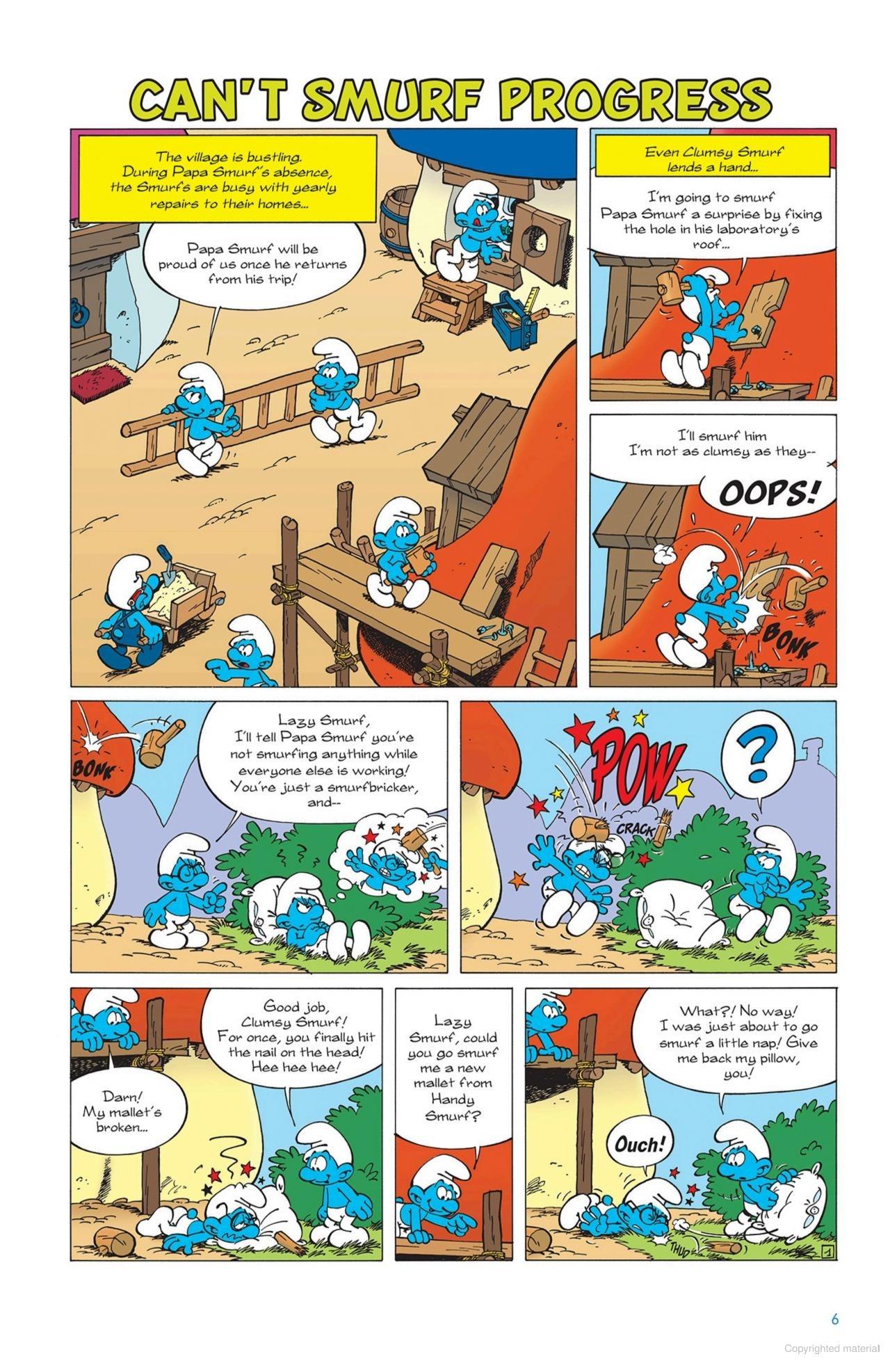 Sách ngoại văn: The Smurfs #23 - Can't Smurf Progress