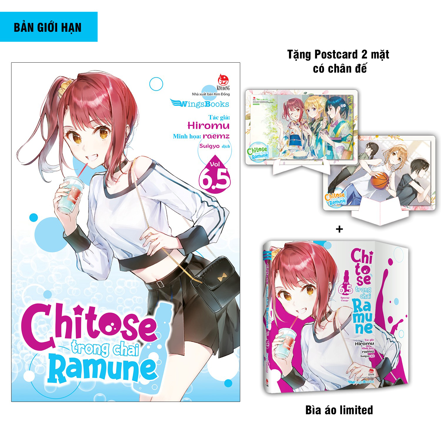 Chitose Trong Chai Ramune – Tập 6.5 (Bản Giới Hạn) [Tặng 01 Postcard 2 Mặt Có Chân Đế + 01 Bìa Áo Limited]