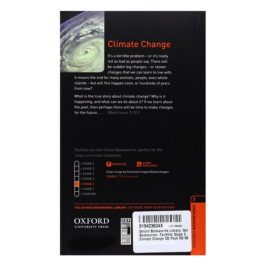 Oxford Bookworms Library (3 Ed.) 2: Climate Change Factfile Audio CD Pack