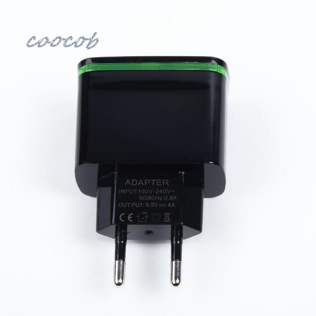 Củ sạc chia 4 cổng USB 5V 4A chuẩn EU
