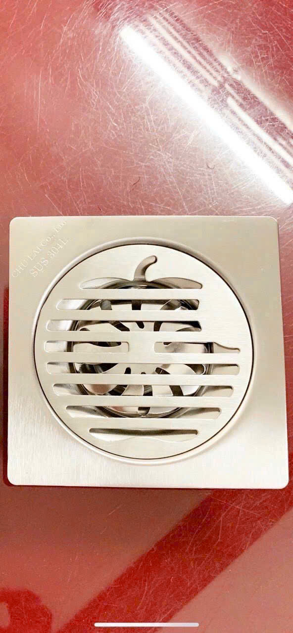 Hố ga thoát sàn nước chống hôi ngược lưỡi gà hàng dày 1.5 ly inox 304 cao cấp loại mới (Tặng kèm quà ngẫu nhiên)