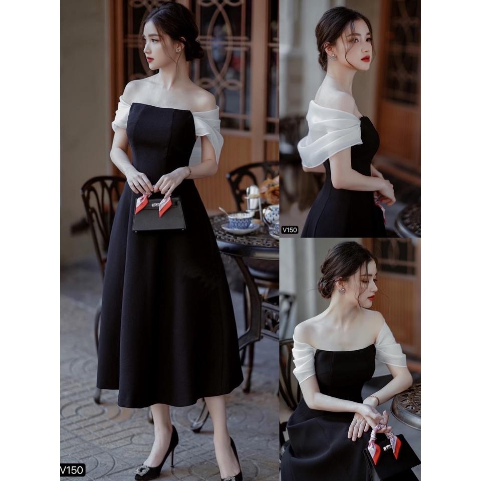 Đầm Dự Tiệc Sang Trọng Mina Dress Chất Liệu Tuyết Mưa Hàn - Váy Thiết Kế Thanh Lịch Đẳng Cấp