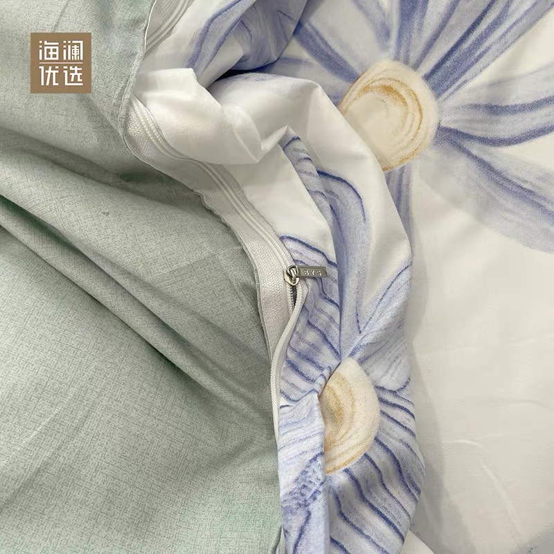 Bộ chăn ga gối poly cotton 4 món hàng nhập cực đẹp