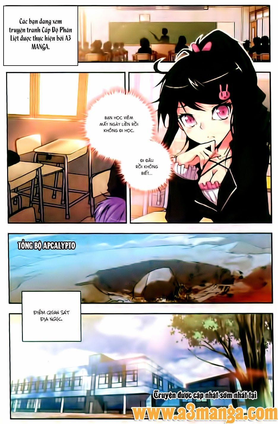 cấp độ phân liệt chapter 13 14