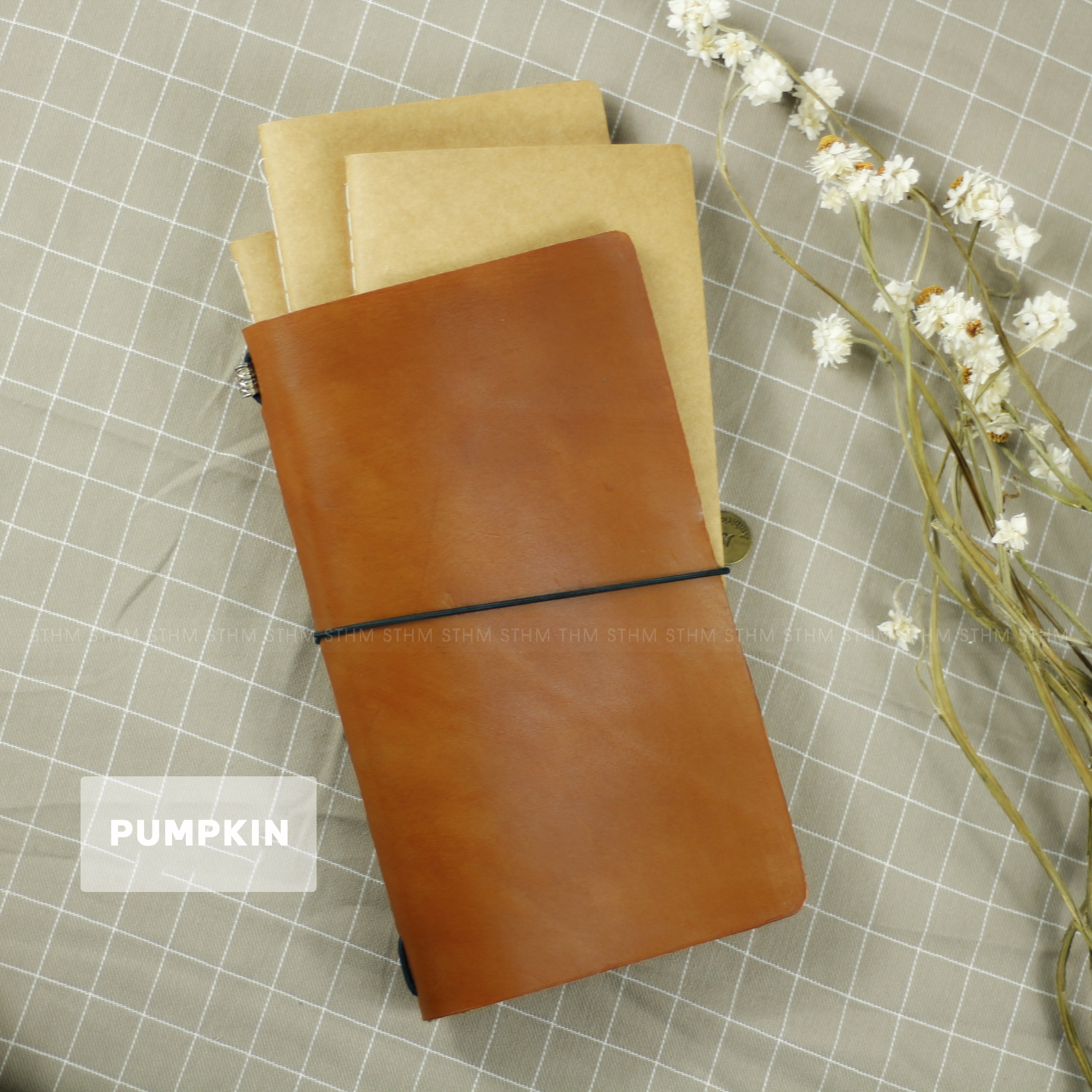 [STHM stationery] - Traveller notebook - Kèm 3 lõi sổ - Sổ bìa da thật