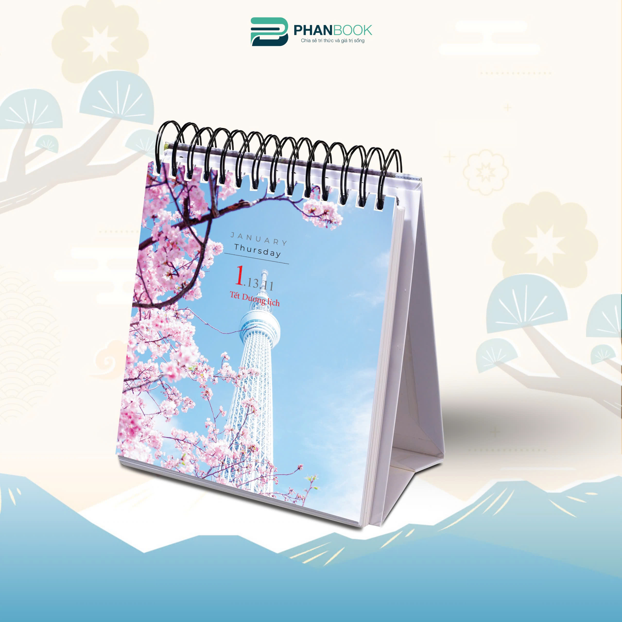 Lịch Bàn 2026 - 365 Ngày Vườn Tâm Tỉnh Thức - Đạt Lai Lạt Ma