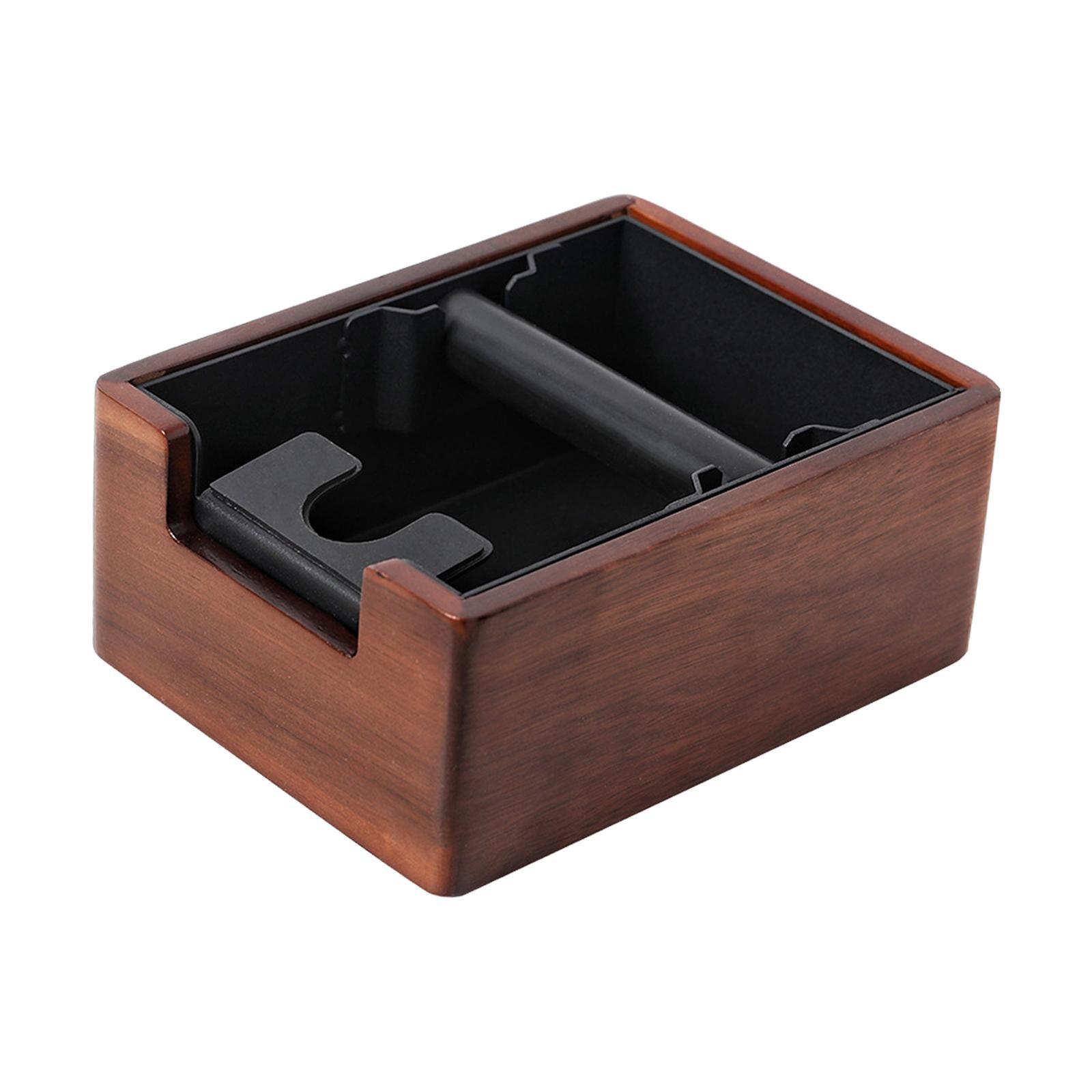Wooden Residue Box for Coffee Trash Bin for Espresso Machine Accessories