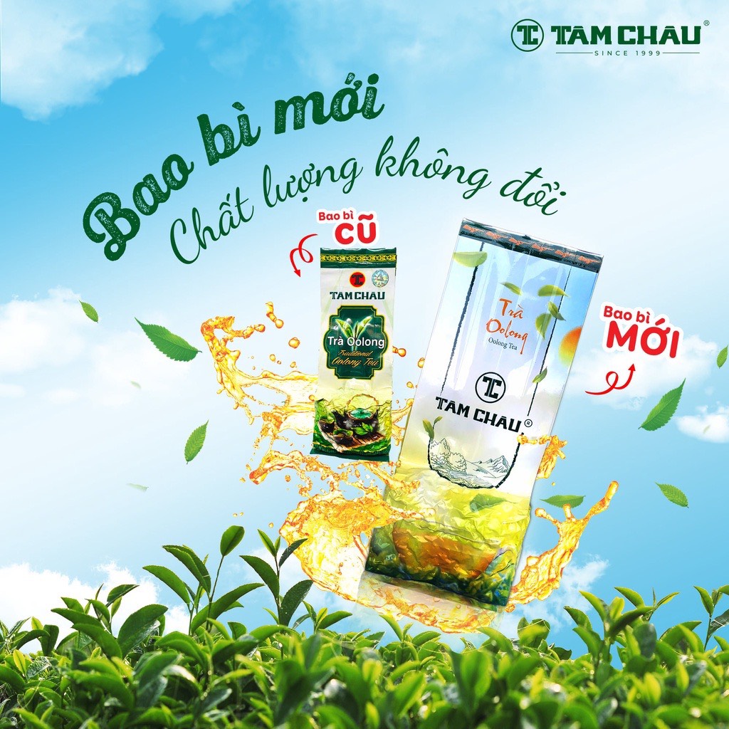 TRÀ Ô LONG _OOLONG TÂM CHÂU BAO NHÔM 100G