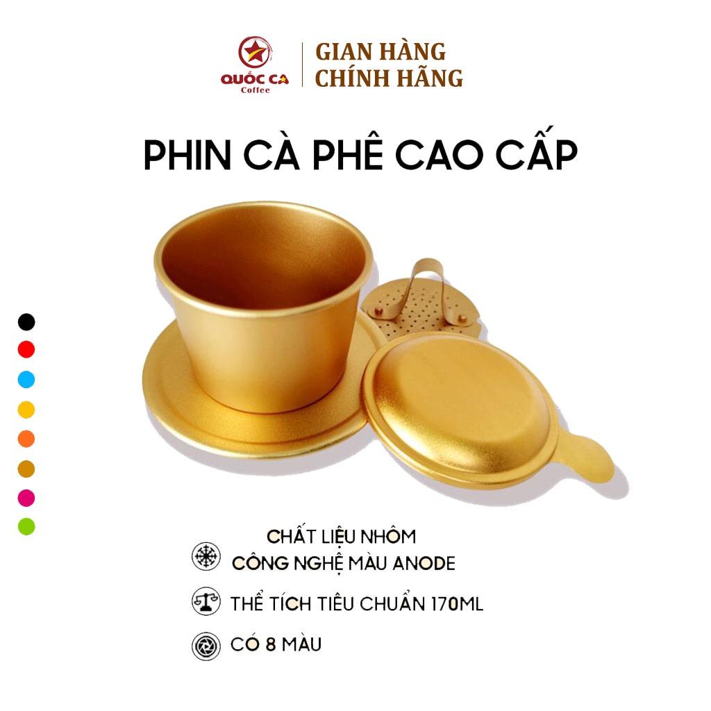 Phin pha cà phê màu vàng - Quốc Ca Coffee