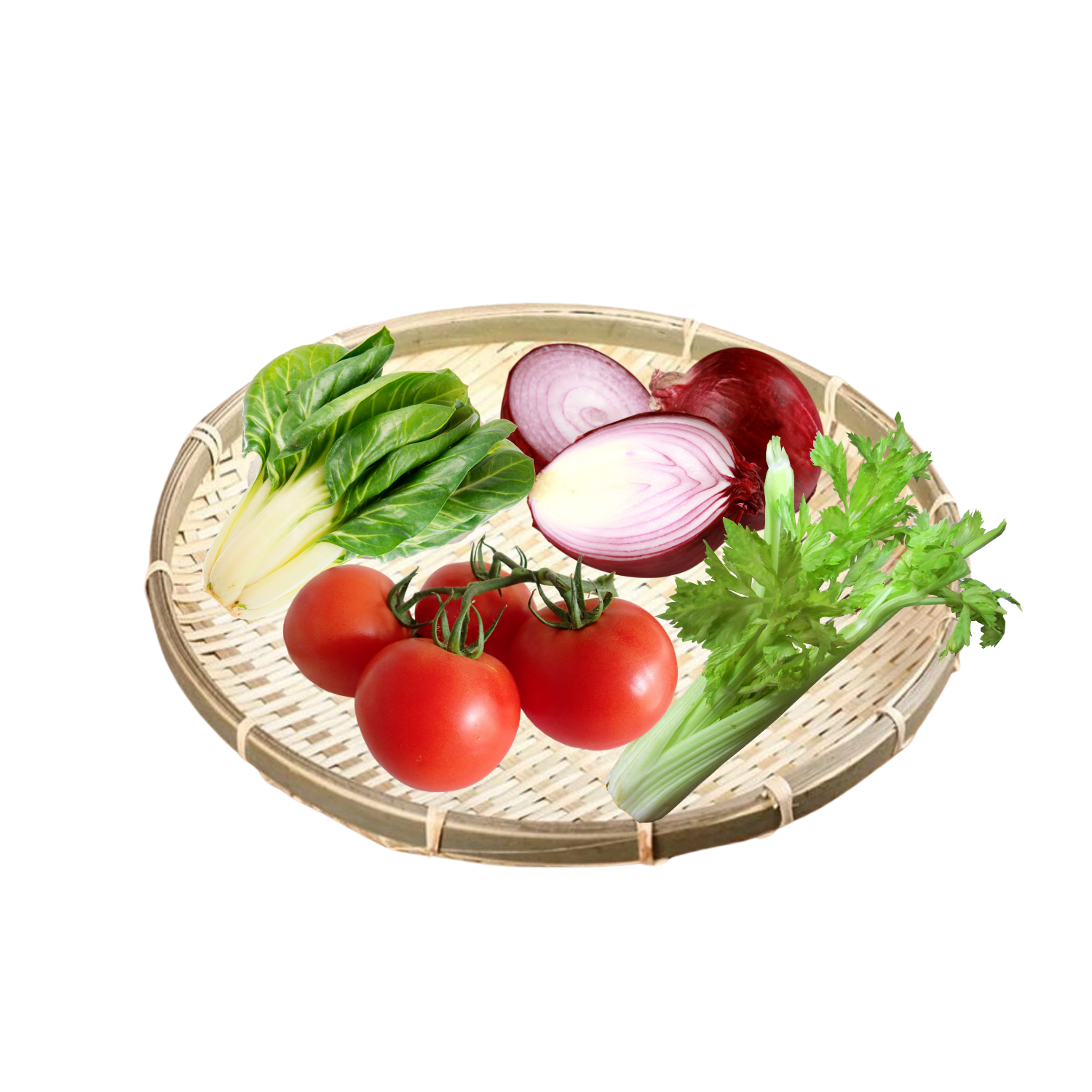 Bộ mẹt tre đan tròn