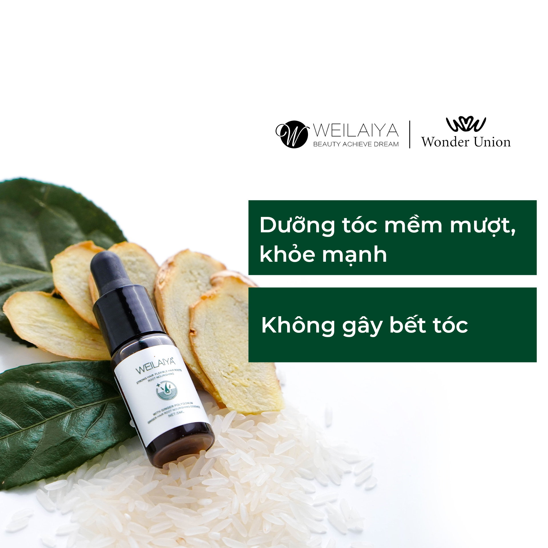 Combo Sữa tắm nước hoa, trắng da toàn thân và Tinh dầu dưỡng tóc Weilaiya giúp ngăn rụng và kích thích mọc tóc 5ml x 8