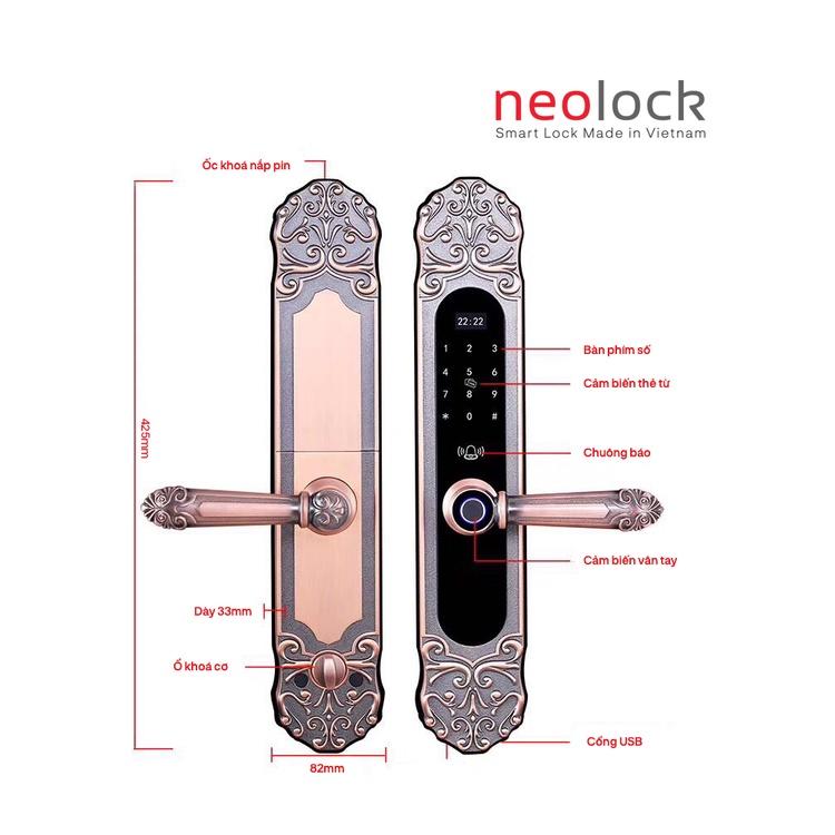 Khóa cửa thông minh neolock - NeoLUX3