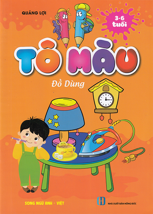 Sách - Tô màu đồ dùng 3-6 tuổi