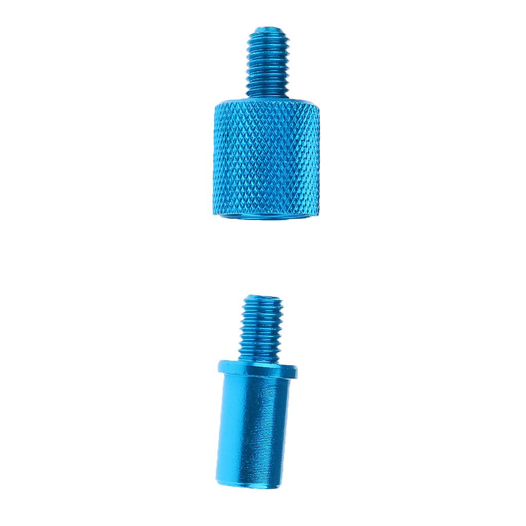 Aluminum Alloy 8mm Fishing Rod Pod Connector Net Head Adapter Quick Release Adapter Connector Carp Fishing Accessories Refit Parts