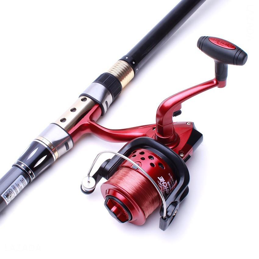 Bộ Cần Câu Cá Cacbon Cao Cấp 2m7 Chính Hãng KHP