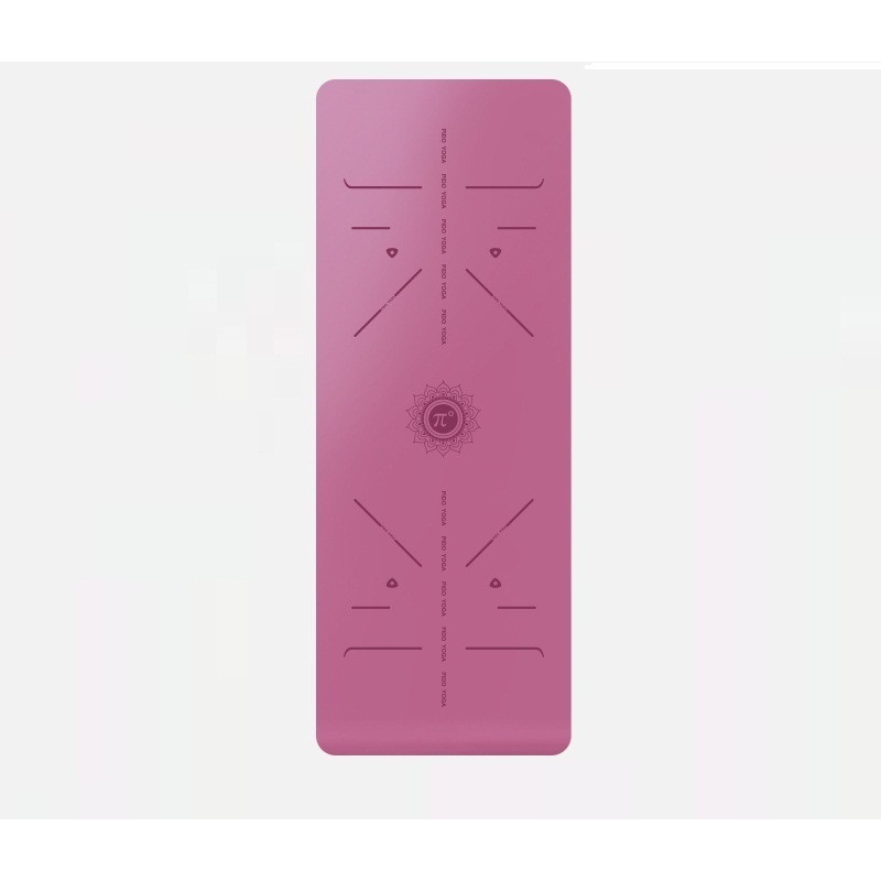 Thảm tập Yoga Định tuyến PIDO Cao su tự nhiên PU Bám siêu dính, chống trơn trượt Cao Cấp - NEW