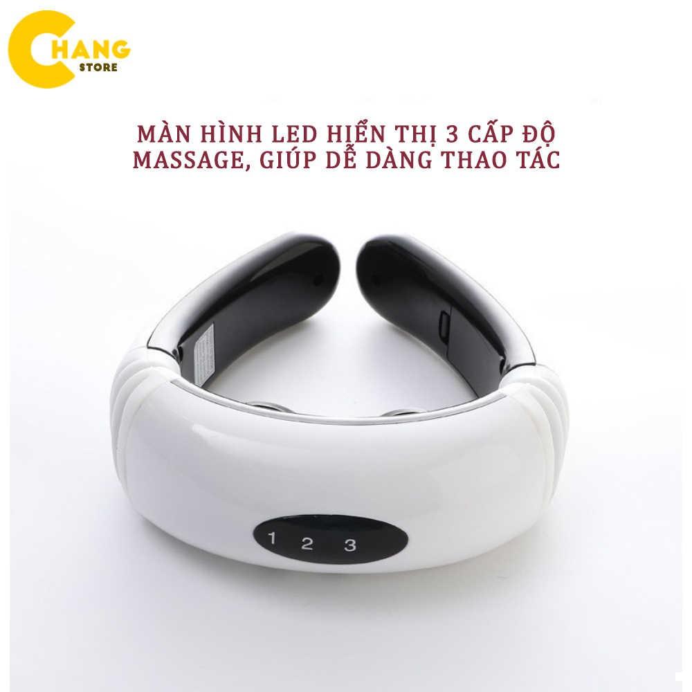 Máy massage Cổ 3D Thế Hệ Mới Đẩy lùi đau nhức vai gáy, đau lưng, mỏi cổ