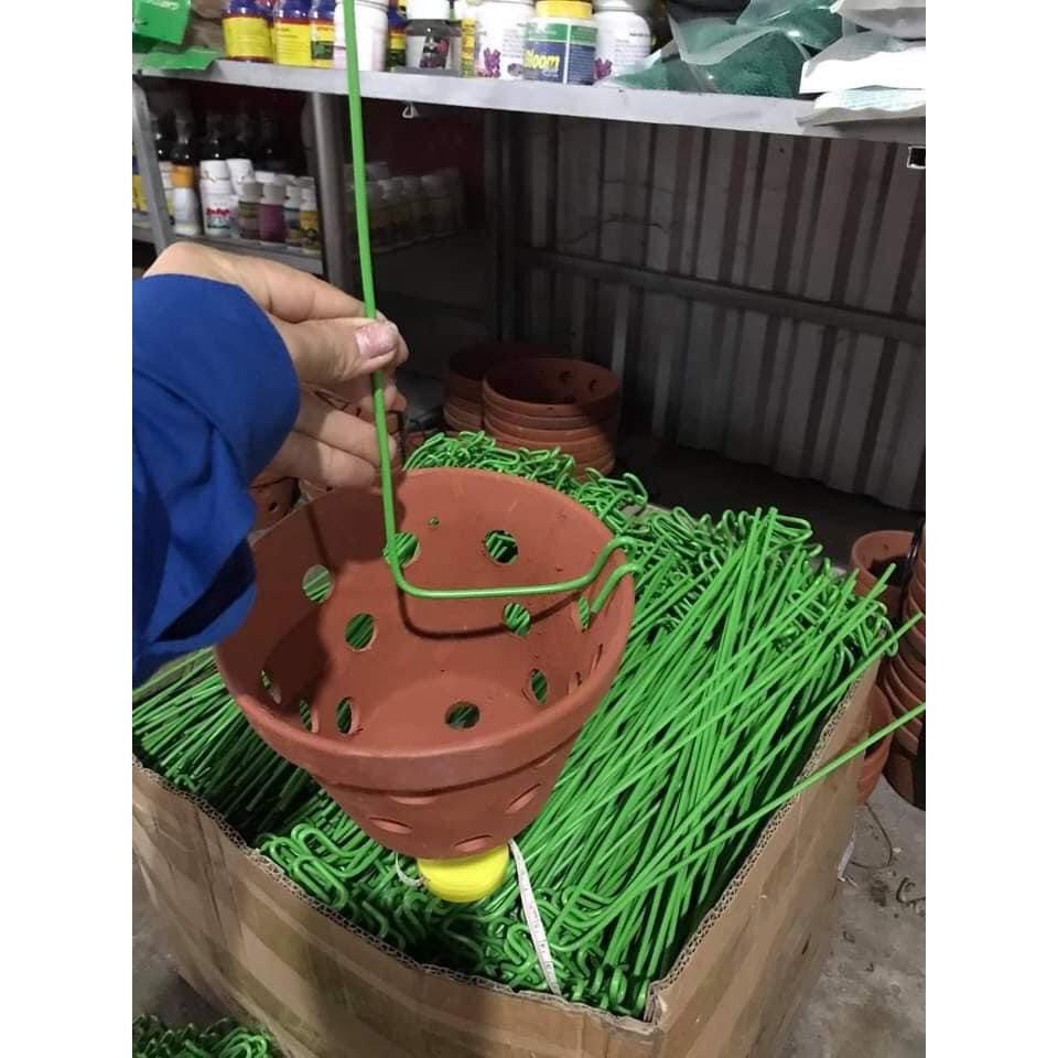 Que kẹp chậu giữ lan - nẹp chậu - ghim chậu loại chưa uốn độ dài 28-30cm