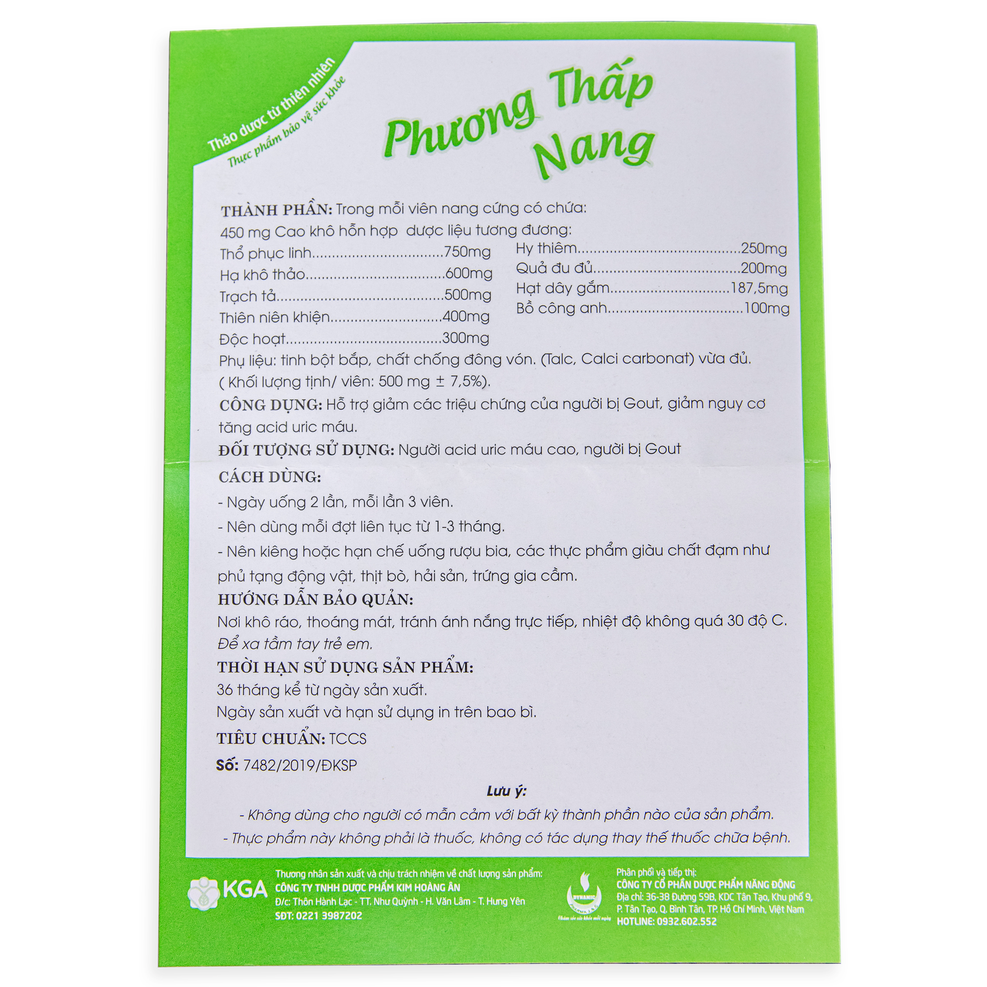 PHƯƠNG THẤP NANG - NĂNG ĐỘNG - HỖ TRỢ  VÀ NGĂN NGỪA GÚT