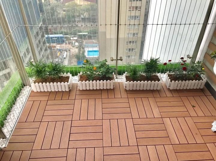 Vỉ Sàn Gỗ Nhựa Composite Lót Nhà Tắm Sân Thượng 5