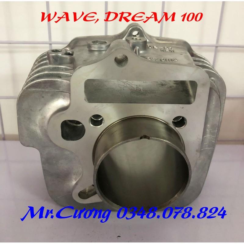 Bộ nòng (xi lanh) xe dành cho WAVE 100, DREAM 100, WAVE RS, WAVE ALPHA trước 2015