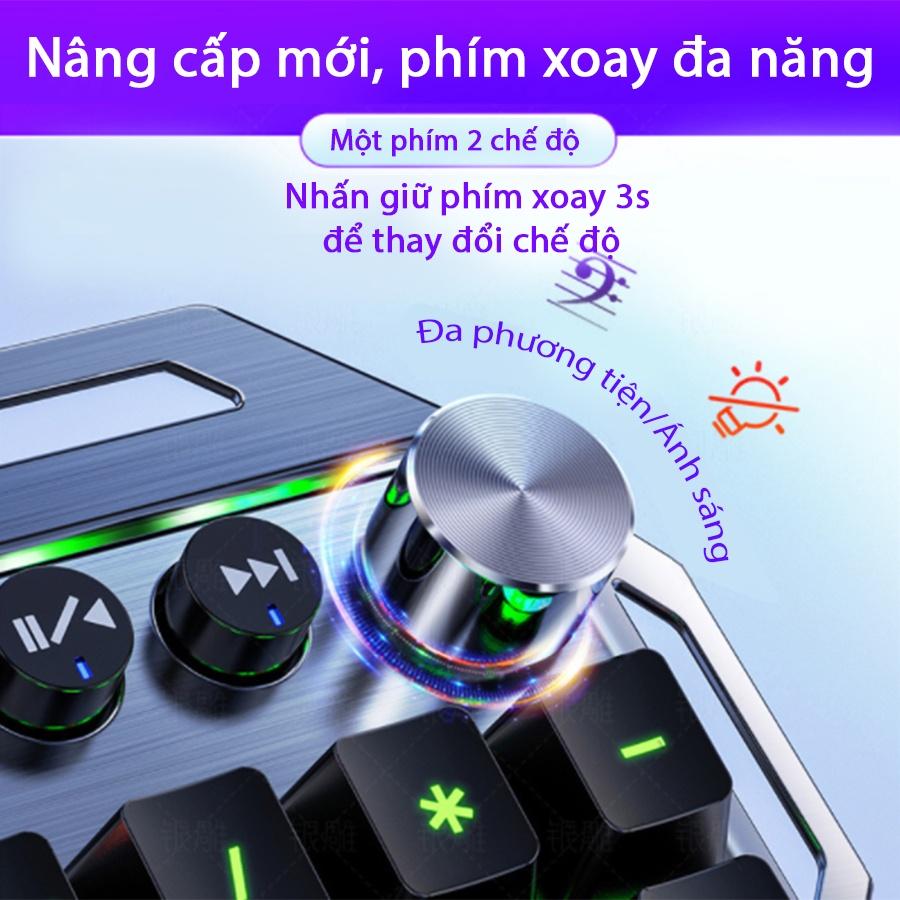 Hình ảnh Bàn phím cơ Gaming Coputa Bàn phím máy tính chơi game có dây LED RGB K100