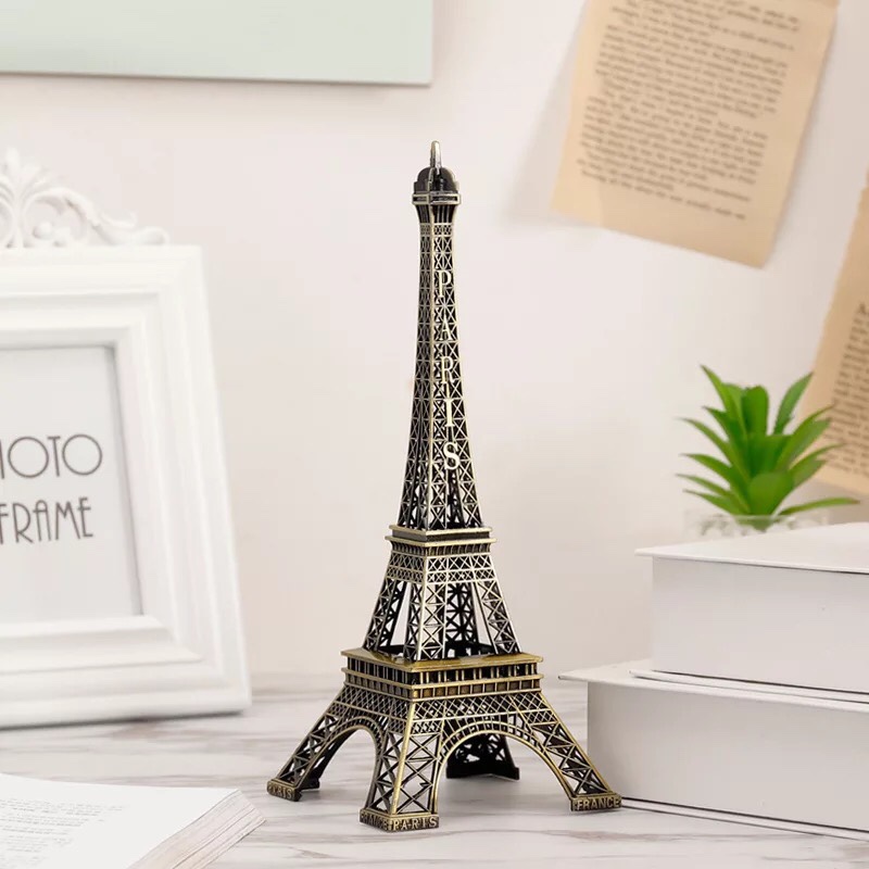 Mô hình Tháp Eiffel bằng Thép Không Gỉ size 25 Cm