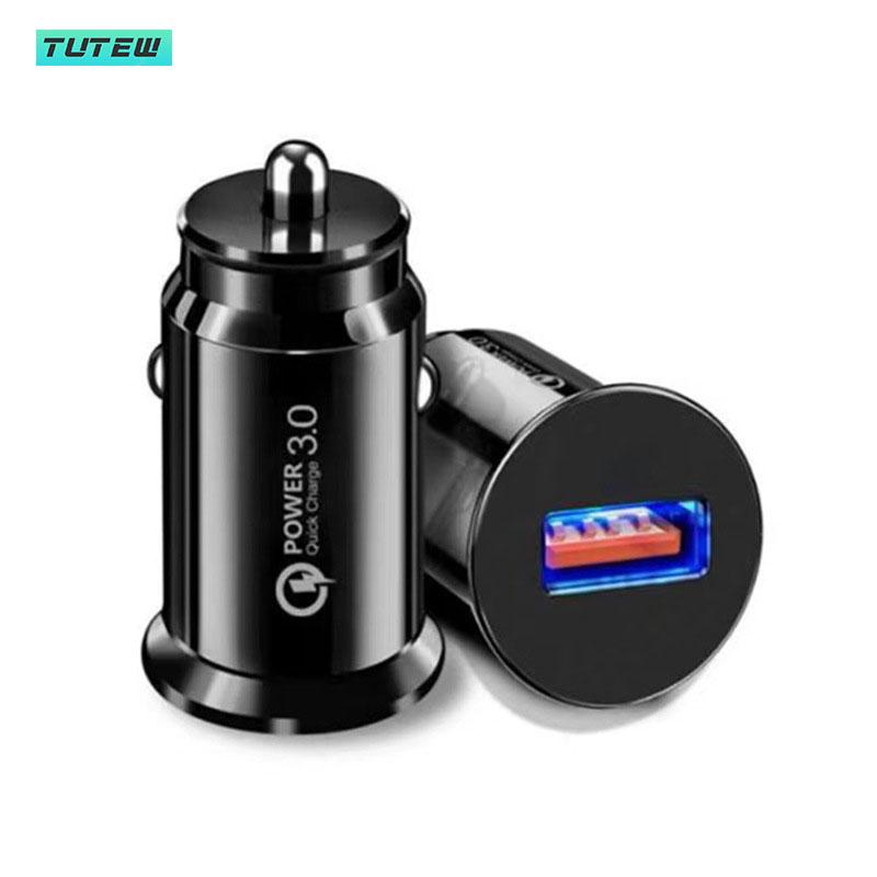 Bộ sạc xe minil sạc USB Quick Charge 3.0 cho điện thoại di động Bộ sạc xe hơi USB QC 3.0 Bộ sạc xe hơi sạc nhanh