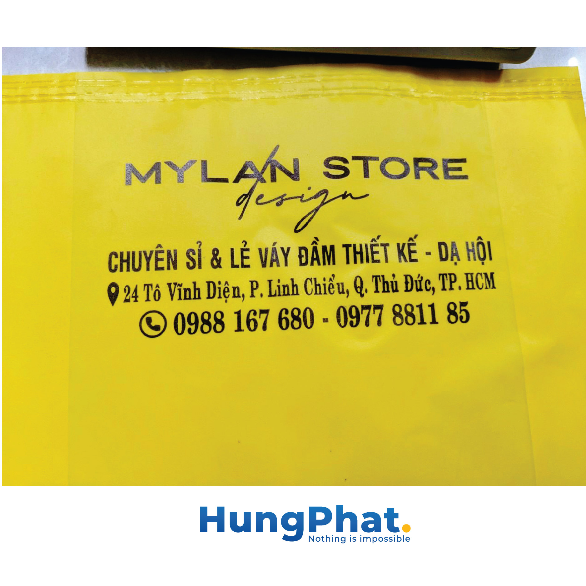 Khắc Dấu Theo Yêu Cầu Đóng Trên nhiều chất liệu, Đóng Túi Nilong, Hộp Xốp, Bao Bì Các Loại