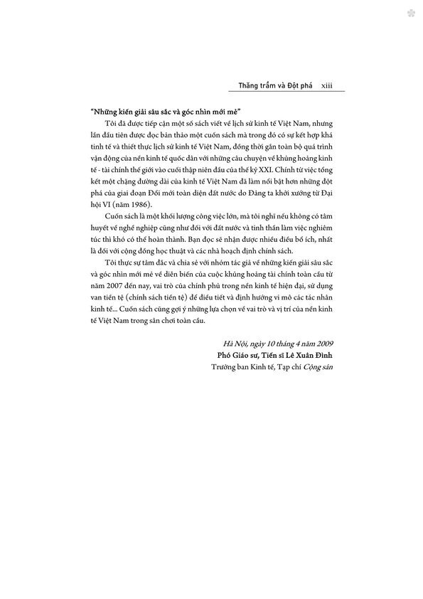 Kinh tế Việt Nam thăng trầm và đột phá ( Xuất bản lần thứ ba) - bản in 2025
