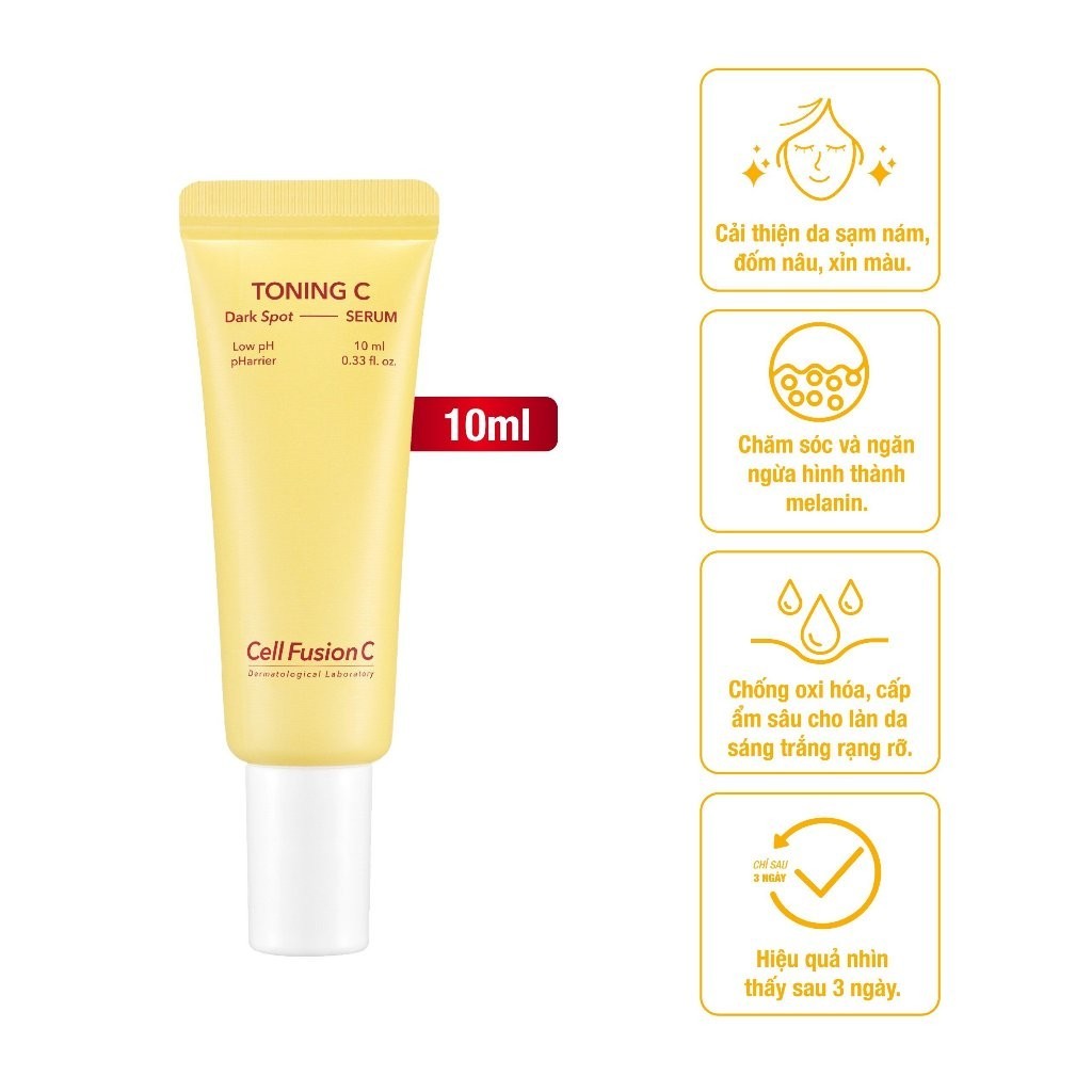 Tinh Chất Dưỡng Trắng, Cải Thiện Sạm Nám Cell Fusion C Toning C Dark Spot Serum