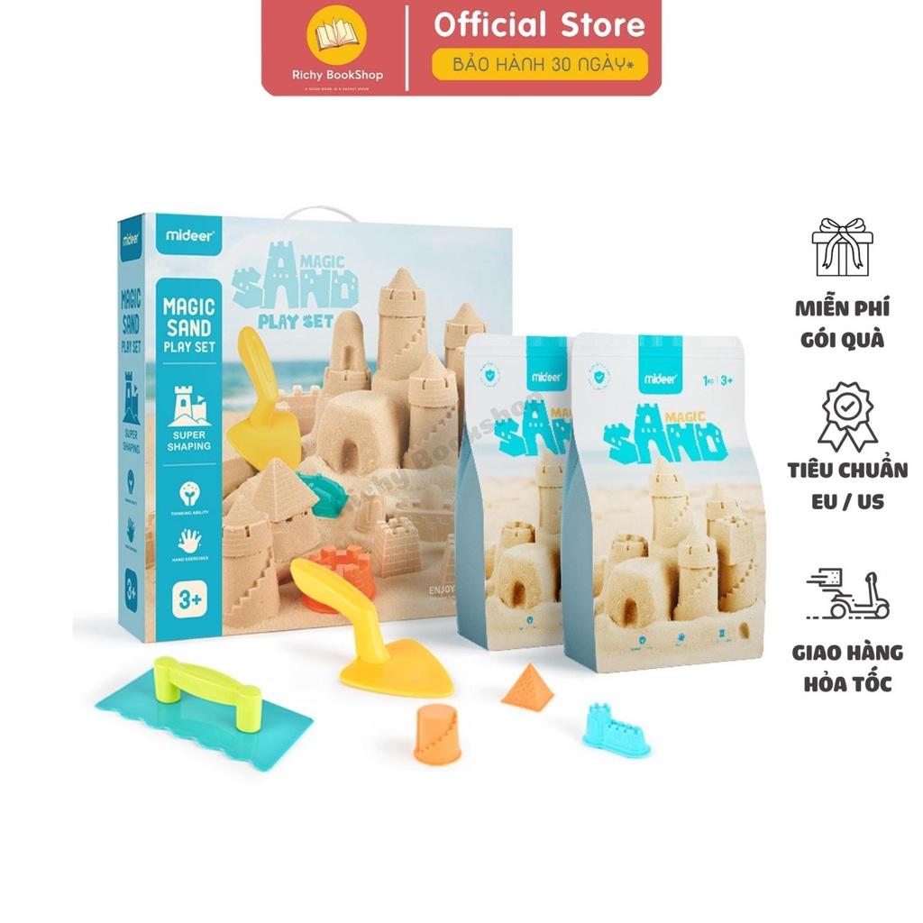 Bộ Đồ Chơi Cát Động Lực Kèm Dụng Cụ Và Khuôn - Mideer Magic Sand Play Set Kinetic Sand