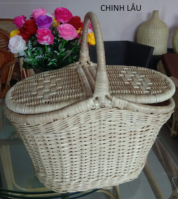 GIỎ MÂY ĐI PICNIC, GIỎ BẰNG MÂY, GIỎ ĐAN MÂY, GIỎ MÂY CHO CHỤP HÌNH VÀ TRANG TRÍ NHÀ CỬA,HOMESTAY