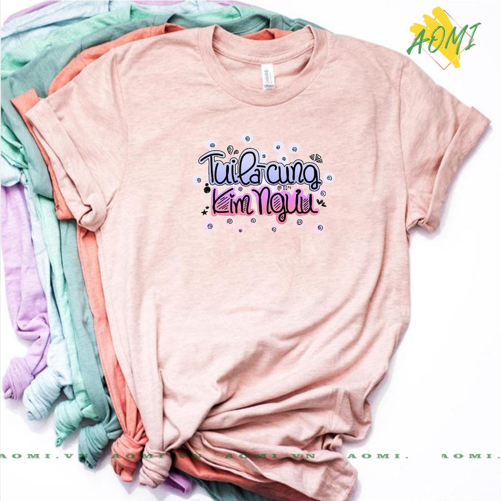 ÁO THUN UNISEX 12 cung hoàng đạo KIM NGUU PHÔNG NAM NỮ GIA ĐÌNH CẶP ĐÔI CÓ SIZE TRẺ EM AOMIVN