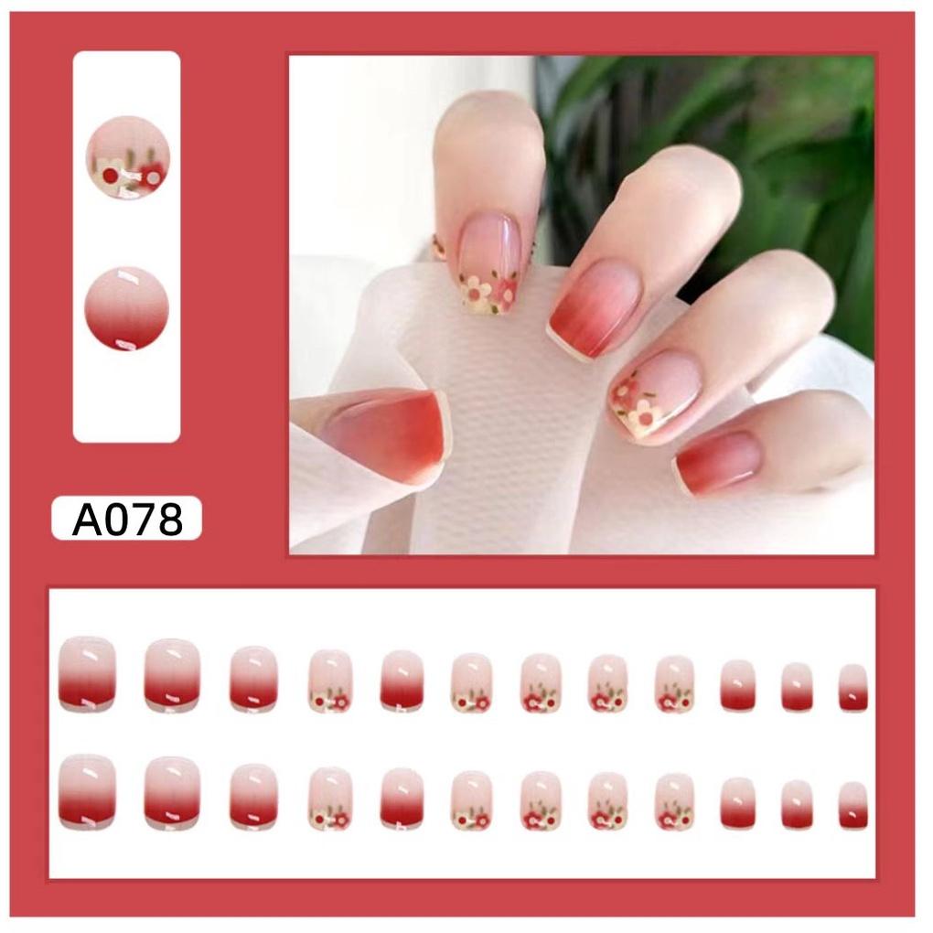 Bộ 24 móng tay giả, nail mẫu A