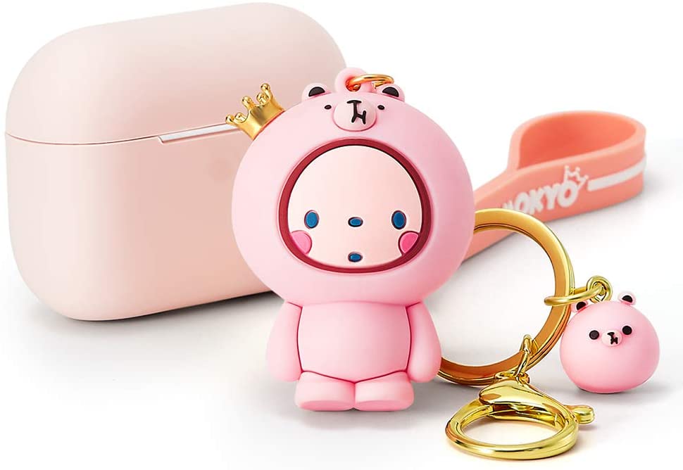 Bao Case cho AirPods Pro ESR Bounce Cute Animal Keychain - Hàng Nhập Khẩu