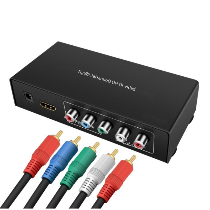 Khuyến mại linh kiện chênh màu YPBPR to HDMI converter HD with audio Ypbpr to HDMI 5 Lotus AV to HDMI