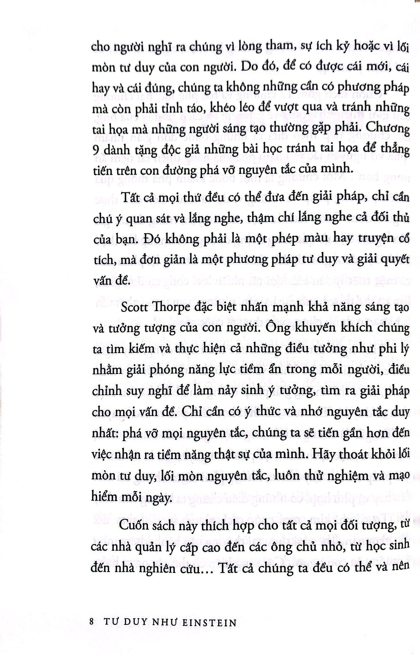 Tư Duy Như Einstein (Tái Bản)