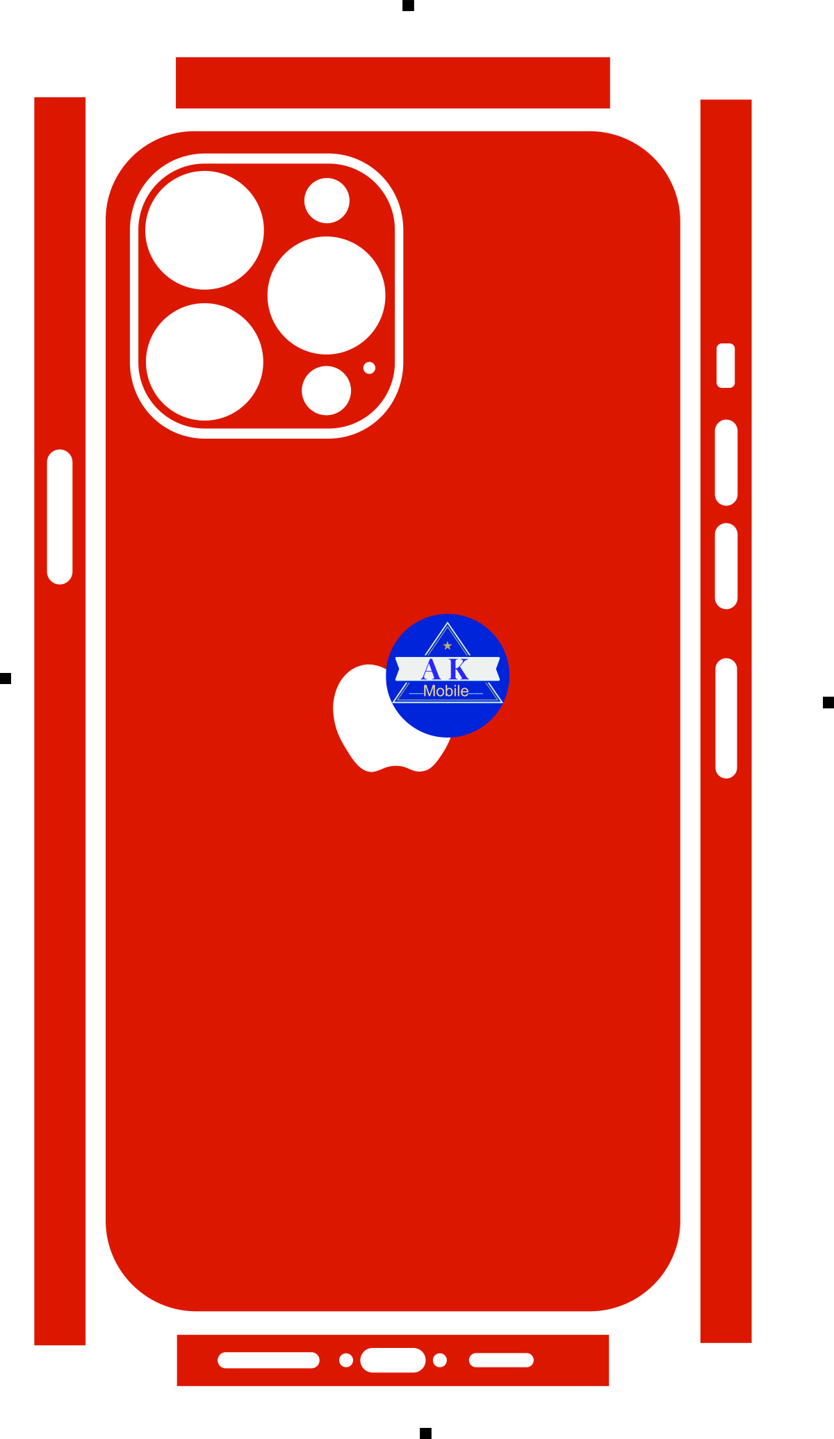 Miếng Dán skin lưng viền rời dành cho iphone 12 đến 14 pro max, bảo vệ chống trầy xước và làm đẹp tạo thêm diện mạo mới