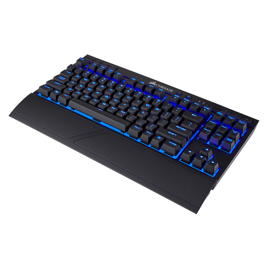 Bàn Phím Cơ Không Dây Corsair K63 LED Blue Cherry MX Red Switch Tenkeyless - Hàng Chính Hãng