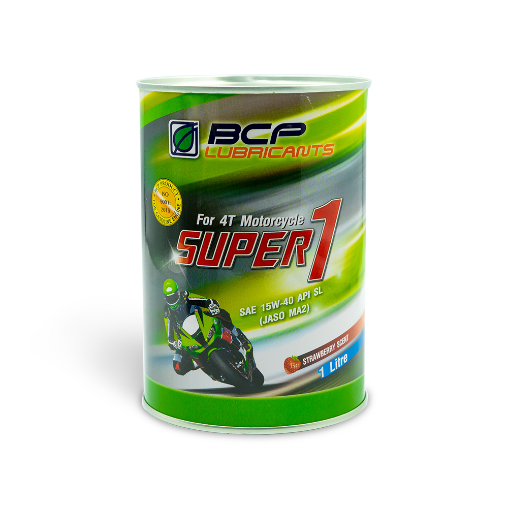 Nhớt xe máy dành cho xe số 1L JASO MA2- Công thức cải tiến - mùi dâu, màu đỏ - Tặng tinh dầu treo xe