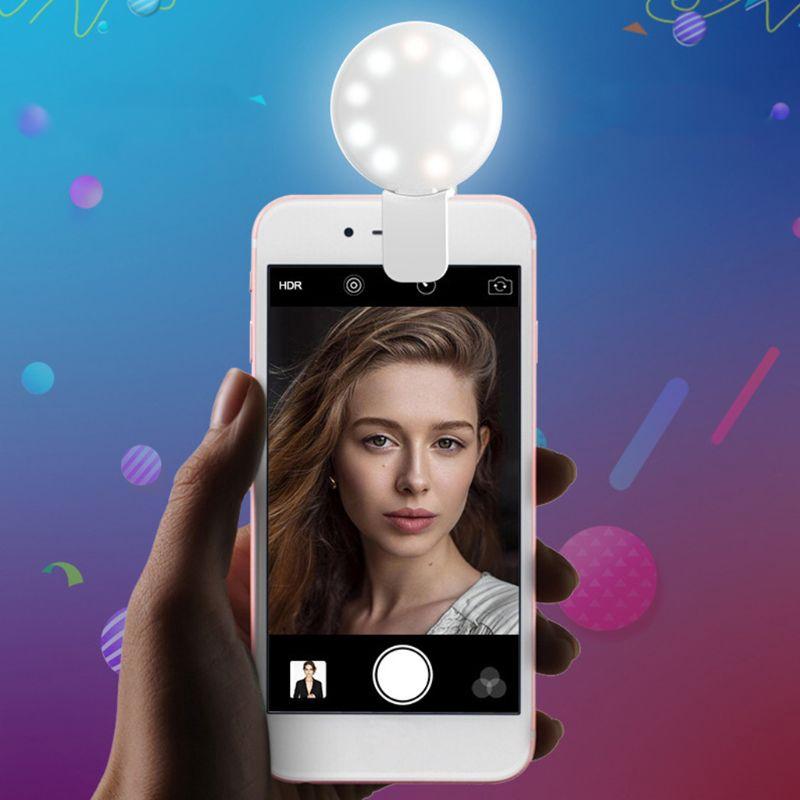 Đèn Led Mini Hỗ Trợ Chụp Ảnh Selfie Tiện Dụng