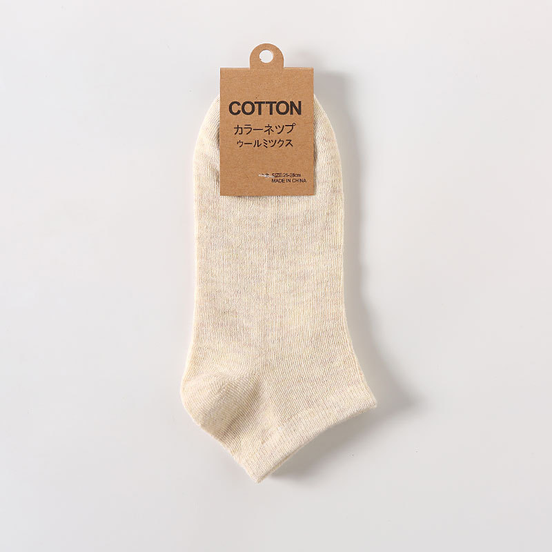 Combo 10 Đôi Tất Nam Cổ Ngắn, Tất Nữ Cổ Ngắn, Nhiều Màu Sắc, Chất Liệu Cotton, Hàng Nhập Khẩu