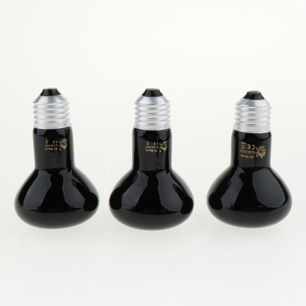 E27 Pet Reptile Breeding Infrared Ceramic Heater Light Lamp Bulb