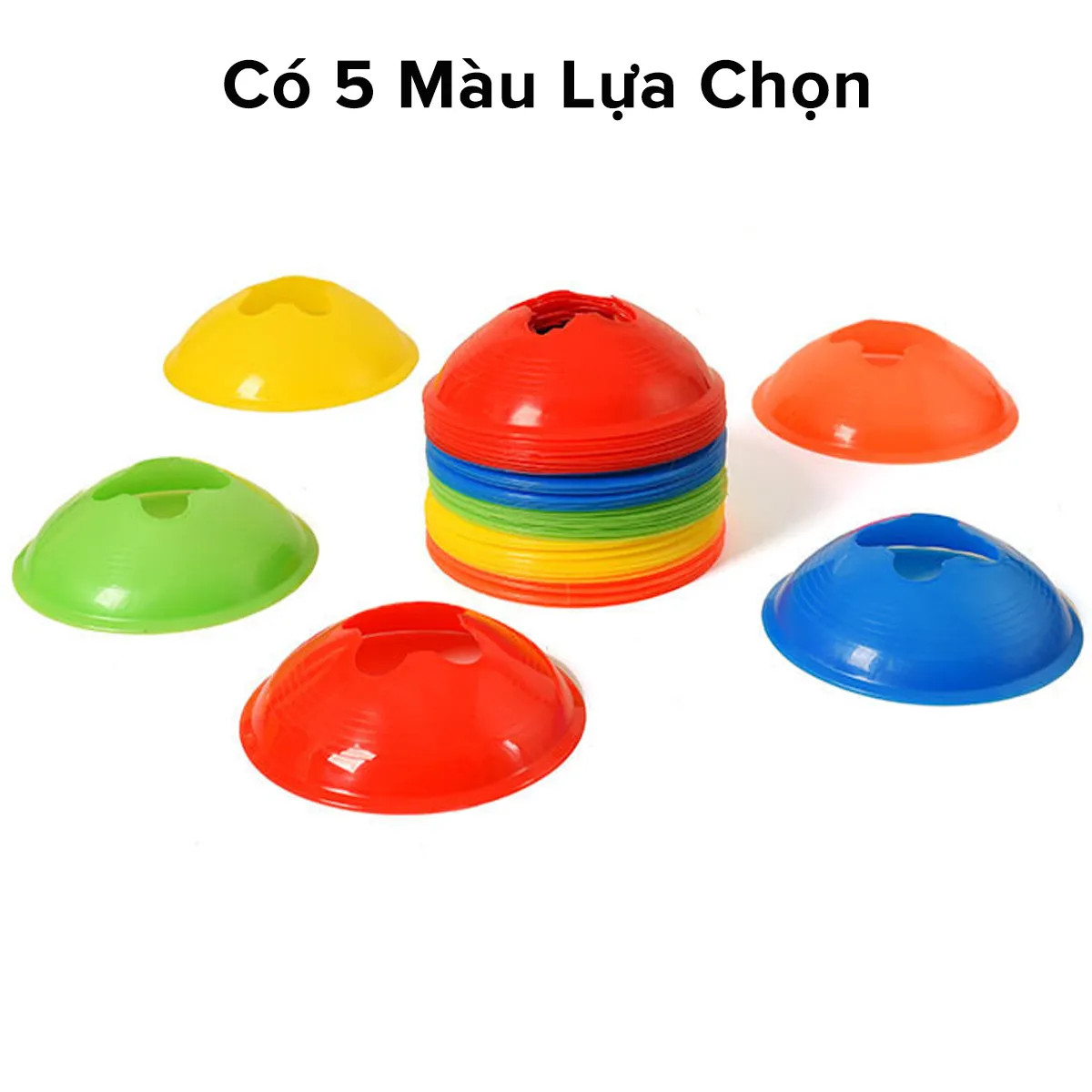 Nấm chiến thuật bóng đá, nấm tập luyện thể thao, Nấm Lùn Chiến Thuật,Cone Tập Luyện, huấn luyện bóng đá , chiến thuật, Marker đá banh (ko kèm móc treo) - Hàng Chính Hãng dododios