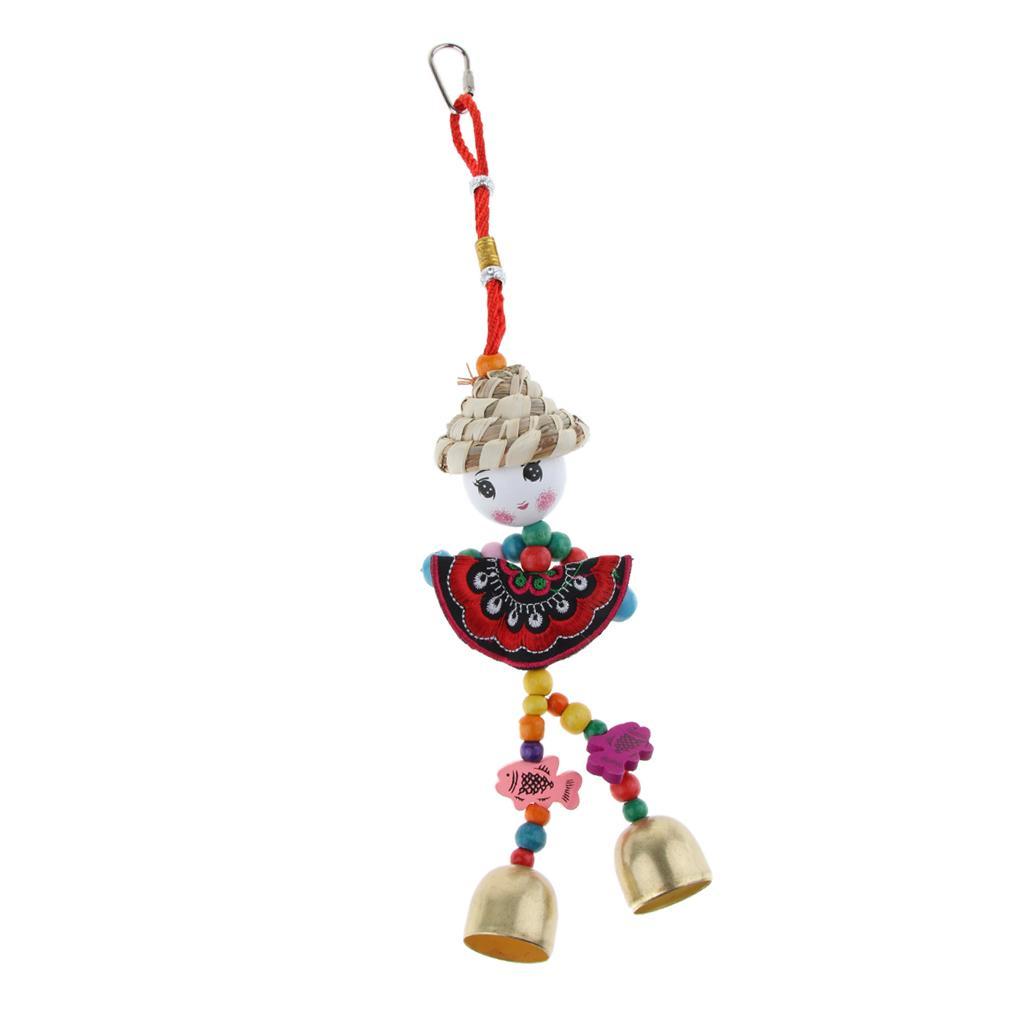 Doll Bird Parrot Chew Toy for Rabbit Hamster Guinea Pig Parakeet Cockatiels