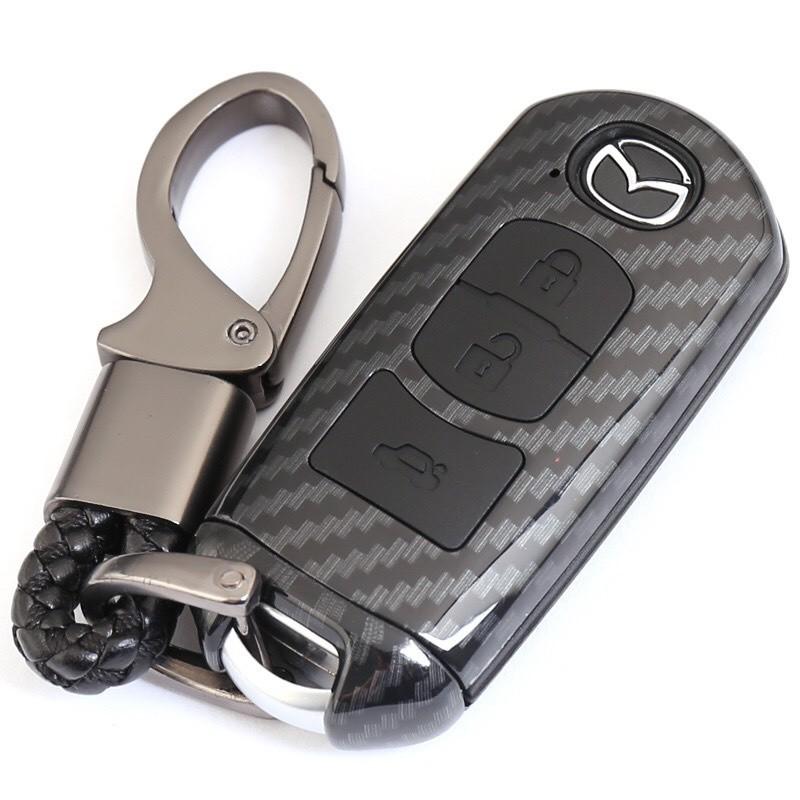 Ốp chìa khóa carbon DÀNH CHO XE Mazda 2, 3,CX5, CX8, Mazda 6