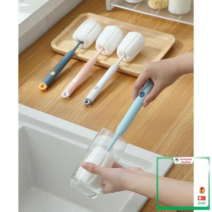 Cây Cọ Rửa Bình Sữa, Ly Cốc Nhựa Cao Cấp Mút Xốp Mềm Mại - MTDDT