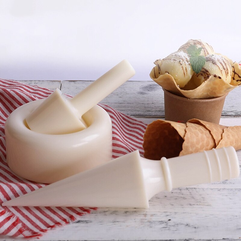 Dụng Cụ Tạo Hình Bánh Ốc Quế, Bánh Kẹp Cuốn, Phụ Kiện Cuốn Bánh Waffle