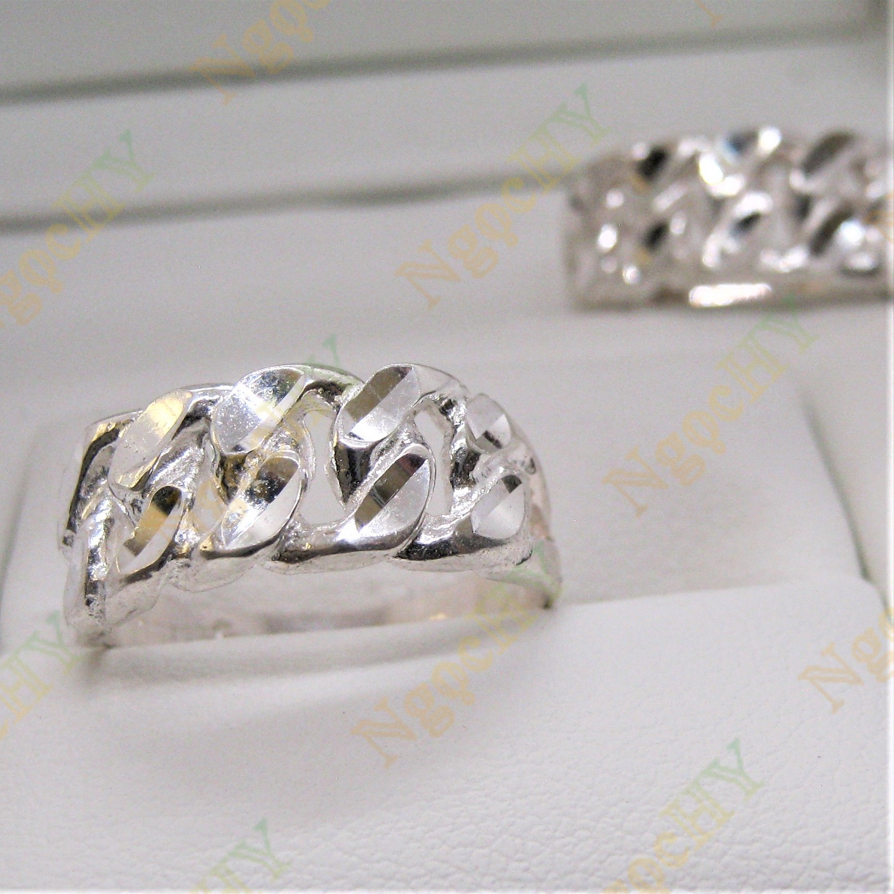 Nhẫn bạc nữ NgọcHY cá tính